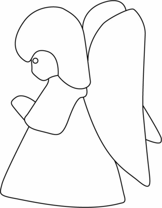 Angelot 07 - Coloriages fêtes - Coloriages - 10doigts.fr