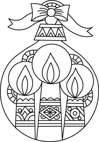 Bougies 06 - Coloriages fêtes - Coloriages - 10doigts.fr