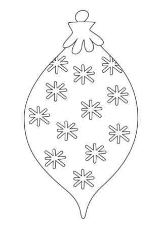 Boules de Noël 07 - Coloriages fêtes - Coloriages - 10doigts.fr