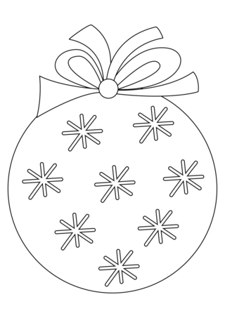 Boules de Noël 08 - Coloriages fêtes - Coloriages - 10doigts.fr