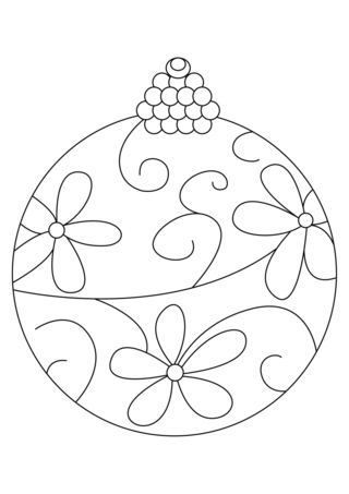 Boules de Noël 11 - Coloriages fêtes - Coloriages - 10doigts.fr