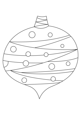 Boules de Noël 12 - Coloriages fêtes - Coloriages - 10doigts.fr