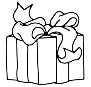 Cadeau 01 - Coloriages fêtes - Coloriages - 10doigts.fr