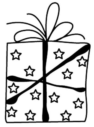 Cadeau 02 - Coloriages fêtes - Coloriages - 10doigts.fr