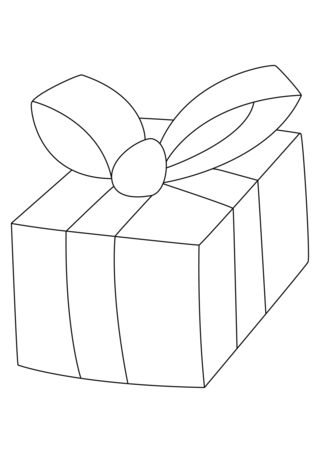 Cadeau 06 - Coloriages fêtes - Coloriages - 10doigts.fr