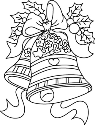 Cloche 02 - Coloriages fêtes - Coloriages - 10doigts.fr