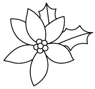 Houx 01 - Coloriages fêtes - Coloriages - 10doigts.fr