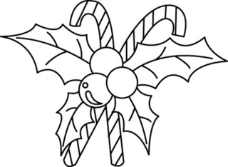 Houx 06 - Coloriages fêtes - Coloriages - 10doigts.fr