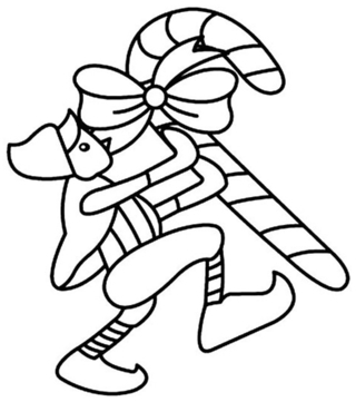 Lutin 01 - Coloriages fêtes - Coloriages - 10doigts.fr