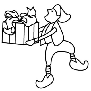 Lutin 03 - Coloriages fêtes - Coloriages - 10doigts.fr