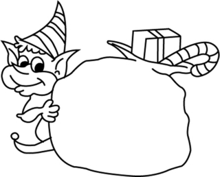 Lutin 04 - Coloriages fêtes - Coloriages - 10doigts.fr