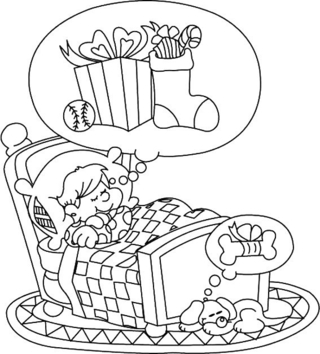Noël 15 - Coloriages fêtes - Coloriages - 10doigts.fr