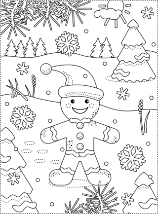 Noel 29 - Coloriages fêtes - Coloriages - 10doigts.fr