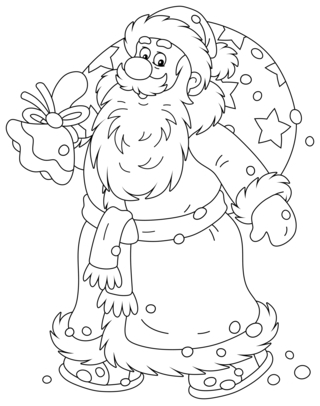 Noel 34 - Coloriages fêtes - Coloriages - 10doigts.fr