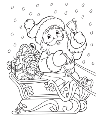 Noel 37 - Coloriages fêtes - Coloriages - 10doigts.fr