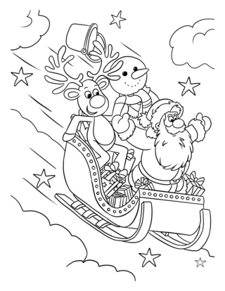 Noel 42 - Coloriages fêtes - Coloriages - 10doigts.fr