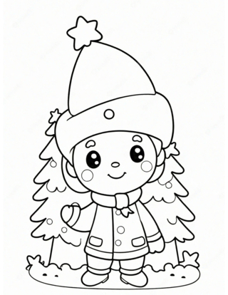 Noel 46 - Coloriages fêtes - Coloriages - 10doigts.fr