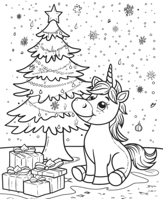 Noel 50 - Coloriages fêtes - Coloriages - 10doigts.fr