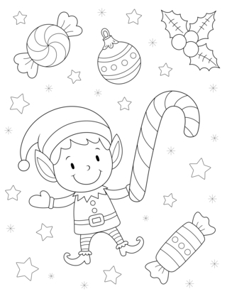 Noel 62 - Coloriages fêtes - Coloriages - 10doigts.fr