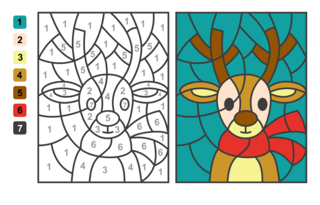 Noel 71 - Coloriages fêtes - Coloriages - 10doigts.fr