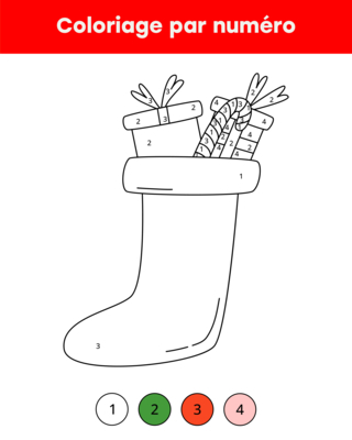 Noel 75 - Coloriages fêtes - Coloriages - 10doigts.fr