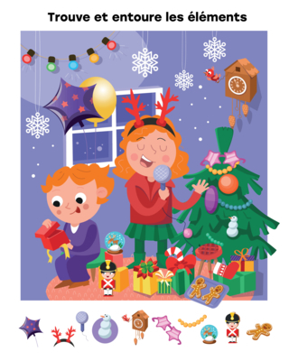 Noel 77 - Coloriages fêtes - Coloriages - 10doigts.fr