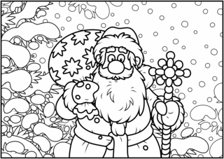 Noel16 - Coloriages fêtes - Coloriages - 10doigts.fr