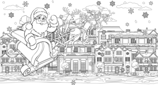 Noel17 - Coloriages fêtes - Coloriages - 10doigts.fr