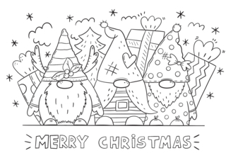 Noel22 - Coloriages fêtes - Coloriages - 10doigts.fr