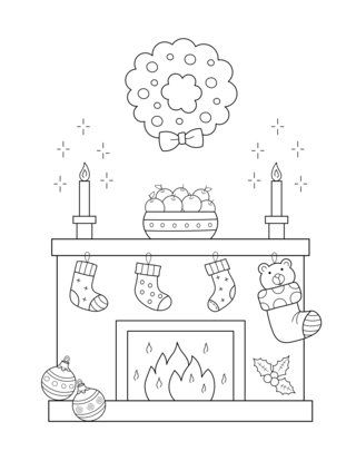 Noel24 - Coloriages fêtes - Coloriages - 10doigts.fr