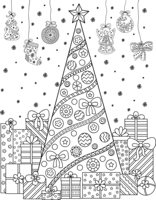 Noel5 - Coloriages fêtes - Coloriages - 10doigts.fr