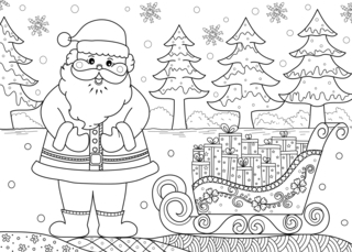 Noel7 - Coloriages fêtes - Coloriages - 10doigts.fr