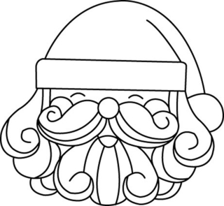 Père Noël 09 - Coloriages fêtes - Coloriages - 10doigts.fr