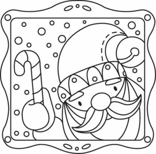 Père Noël 26 - Coloriages fêtes - Coloriages - 10doigts.fr