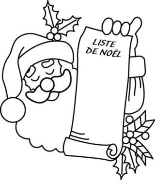 Père Noël 33 - Coloriages fêtes - Coloriages - 10doigts.fr