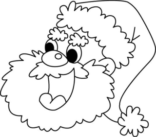 Père Noël 34 - Coloriages fêtes - Coloriages - 10doigts.fr