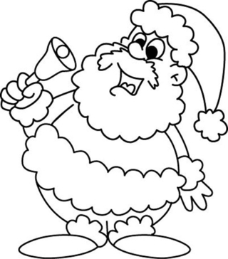 Père Noël 38 - Coloriages fêtes - Coloriages - 10doigts.fr