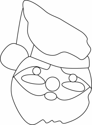 Père Noël 44 - Coloriages fêtes - Coloriages - 10doigts.fr