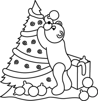 Sapin 05 - Coloriages fêtes - Coloriages - 10doigts.fr