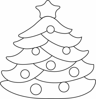 Sapin 12 - Coloriages fêtes - Coloriages - 10doigts.fr