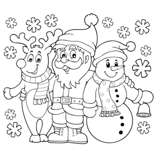 noel24 - Coloriages fêtes - Coloriages - 10doigts.fr