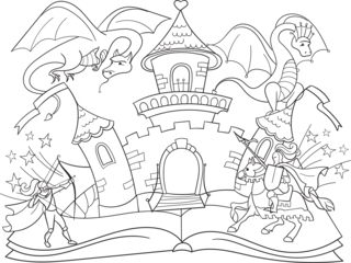 Fantastique4 - Coloriages fantastique - Coloriages - 10doigts.fr