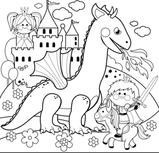 Fantastique8 - Coloriages fantastique - Coloriages - 10doigts.fr