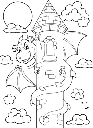 Fantastique9 - Coloriages fantastique - Coloriages - 10doigts.fr