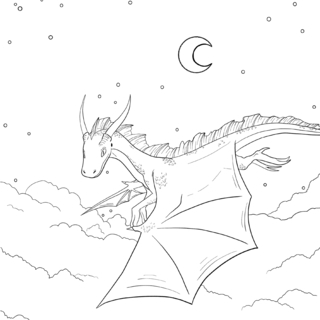 Dragons11 - Coloriages fantastique - Coloriages - 10doigts.fr