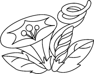 Fleur 014 - Coloriages fleurs, fruits et légumes - Coloriages - 10doigts.fr