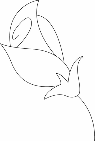 Fleur 018 - Coloriages fleurs, fruits et légumes - Coloriages - 10doigts.fr