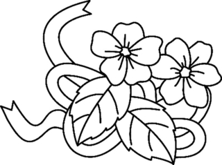 Fleurs 034 - Coloriages fleurs, fruits et légumes - Coloriages - 10doigts.fr