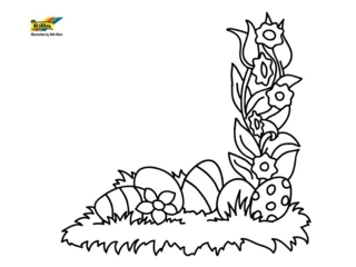 Fleurs 049 - Coloriages fleurs, fruits et légumes - Coloriages - 10doigts.fr