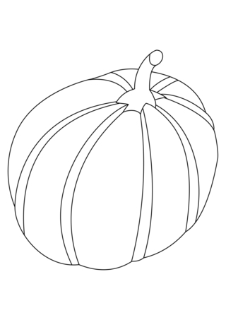 Melon 01 - Coloriages fleurs, fruits et légumes - Coloriages - 10doigts.fr